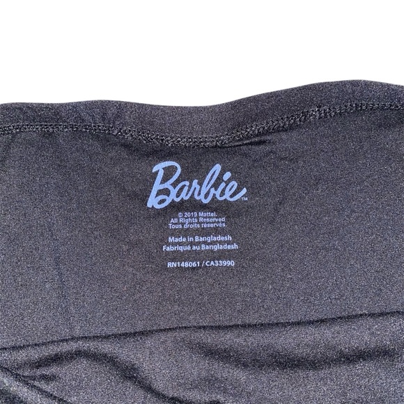 Barbie Retro Black Off-Shoulder Long Sleeve Top - Picture 6 of 10